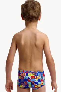 Trunks|Swimwear^Funky Trunks Boys Bored Games Trunk Multi