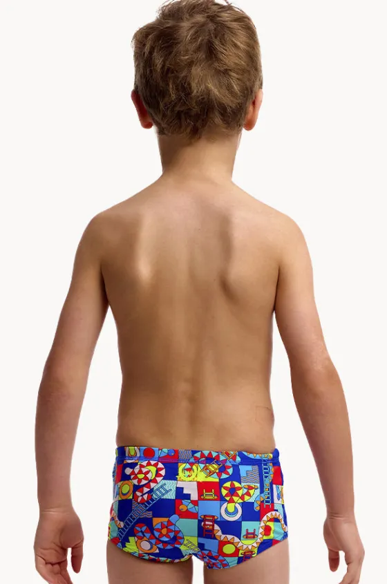 Trunks|Swimwear^Funky Trunks Boys Bored Games Trunk Multi