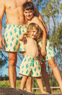 Boardshorts^Skwosh Boys Cactus Jack Eco Short Yellow