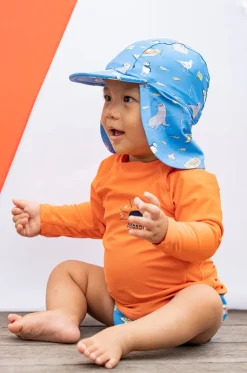 Hats^Minihaha Boys Conway Legionnaire Hat Blue