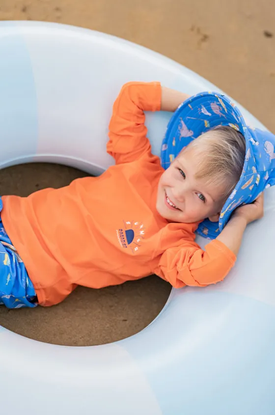 Hats^Minihaha Boys Conway Swim Hat Blue