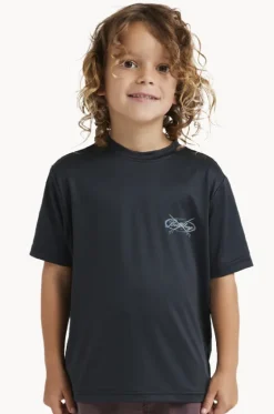 Rashies & Sunsuits^Billabong Boys Cross Board Short Sleeve Suntop BLACK