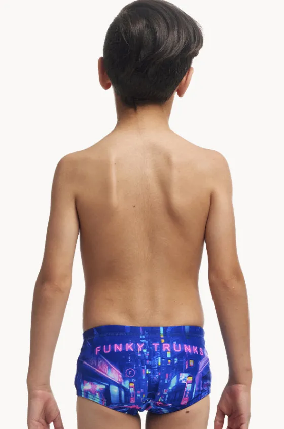 Trunks^Funky Trunks Boys Cyber City Trunk Pink/purple