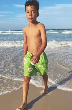 Boardshorts^Coast Boys Daisy Boardshort Lime