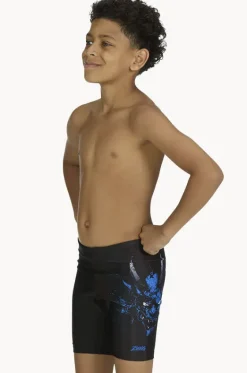 Jammers^Zoggs Boys Demon Mid Jammer Black/blue