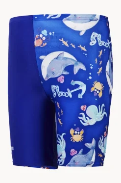 Jammers^Speedo Boys Digital Allover Jammer Blue