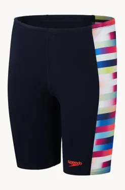 Jammers^Speedo Boys Digital Panel Jammer Navy/multi