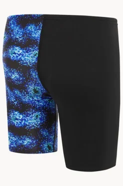 Jammers^Speedo Boys Digital V Cut Jammer Black/blue