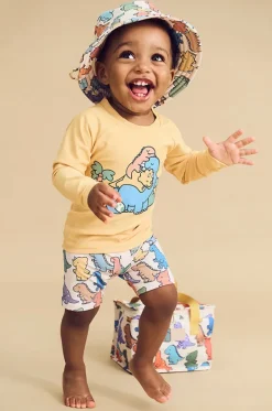 Hats^Huxbaby Boys Dino Play Swim Hat Multi