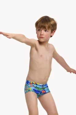 Trunks|Swimwear^Funky Trunks Boys Duuude Trunk Blue/multi