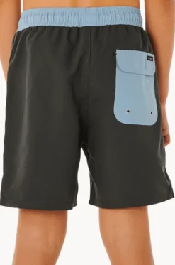 Boardshorts^Rip Curl Boys Eternal Shred Block Volley Boardshort Washed Black