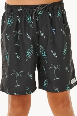 Boardshorts^Rip Curl Boys Eternal Shred Volley Boardshort Washed Black