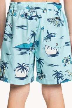 Boardshorts^Quiksilver Boys Everyday Mix 14" Volley Boarshort Paradise
