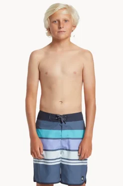 Boardshorts^Quiksilver Boys Everyday Stripe 17" Boardshort Indigo