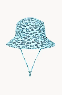 Hats^Bedhead Boys Fish Classic Bucket Hat Turquoise