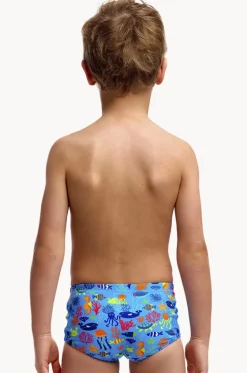 Trunks|Swimwear^Funky Trunks Boys Fish Food Trunk Blue/multi