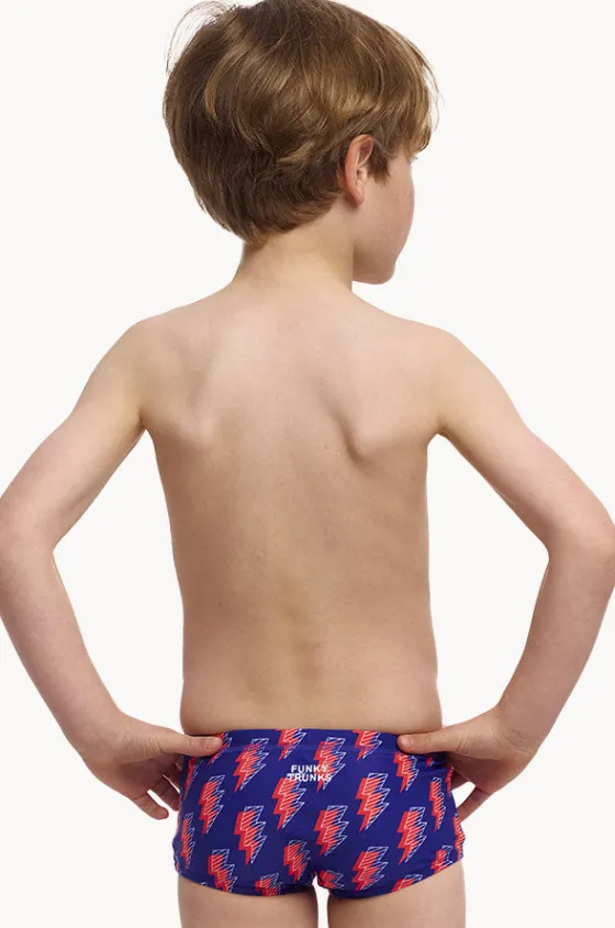 Trunks|Swimwear^Funky Trunks Boys Flash Trunk Navy/red