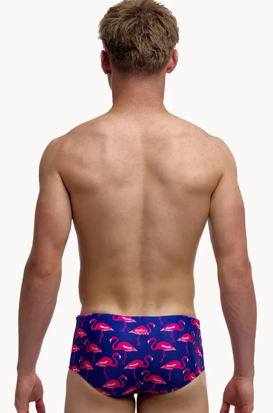 Trunks^Funky Trunks Boys Flocked Up Trunk Purple/pink