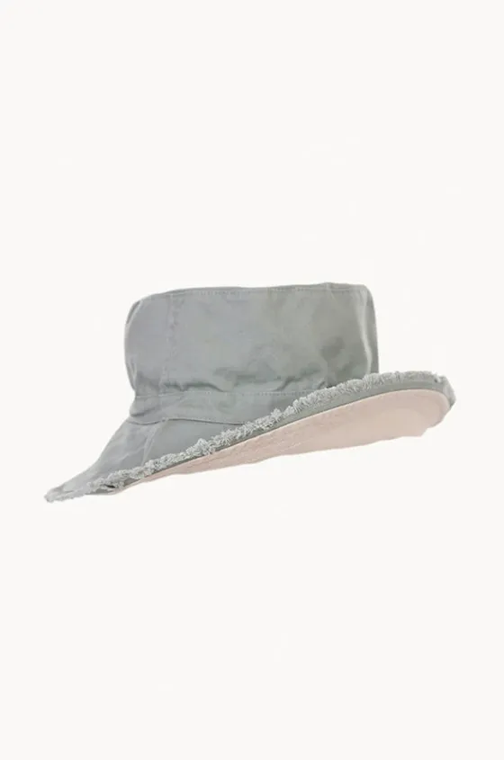 Hats^Acorn Boys Frayed Bucket Hat Khaki