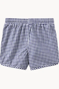 Boardshorts^Milky Boys Gingham Boardshort Navy/white