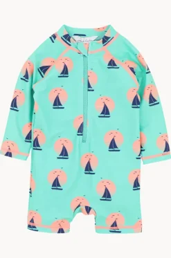 Rashies & Sunsuits|Rashies & Sunsuits^Minihaha Boys Jarvis Sunsuit Green