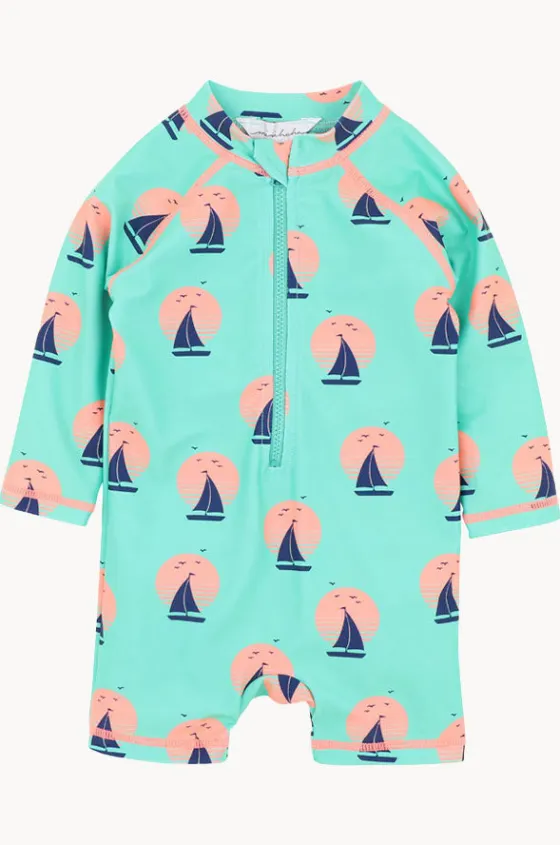 Rashies & Sunsuits|Rashies & Sunsuits^Minihaha Boys Jarvis Sunsuit Green