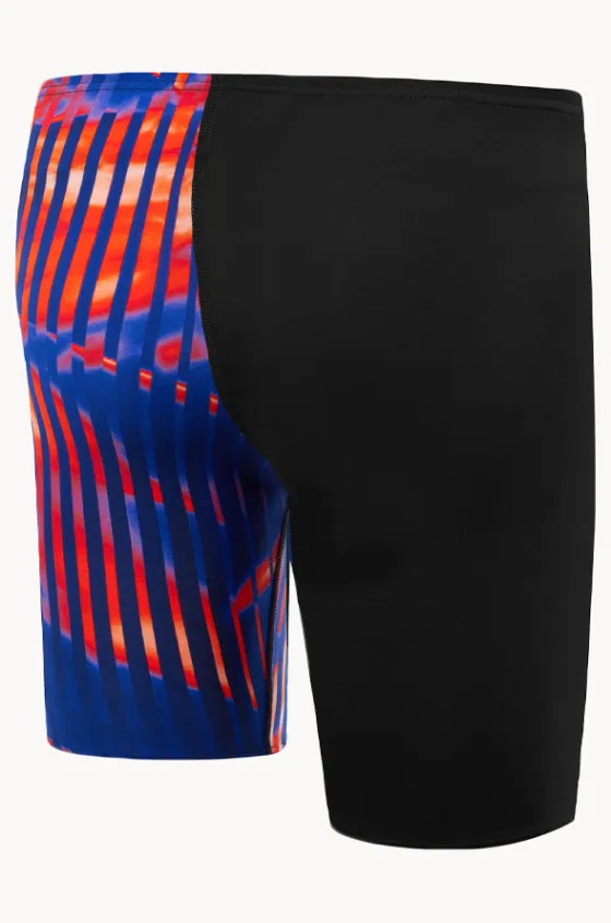 Jammers^Speedo Boys Linear Lava Jammer Black/Blue