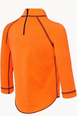Rashies & Sunsuits^Speedo Boys Long Sleeve Suntop Fluro Orange