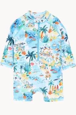 Rashies & Sunsuits|Rashies & Sunsuits^Minihaha Boys Luca Sunsuit Blue/Multi