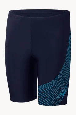Jammers^Speedo Boys Medley Logo Jammer Navy/blue