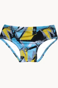 Briefs^Salty Ink Boys Beach Racer Brief Miami