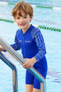 Rashies & Sunsuits|Rashies & Sunsuits^Funky Trunks Boys Much Munchies Sunsuit Blue/multi