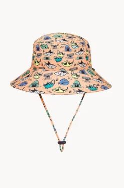 Hats^Bedhead Boys Nippers Classic Bucket Sunhat Orange