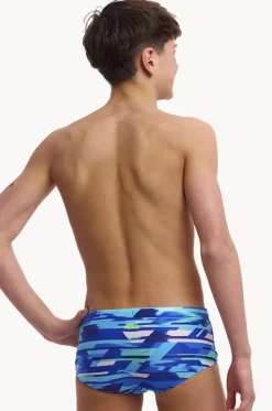 Trunks^Funky Trunks Boys Pace Racer Trunk Blue