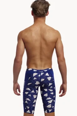 Jammers^Funky Trunks Boys Paper Plain Jammer Navy