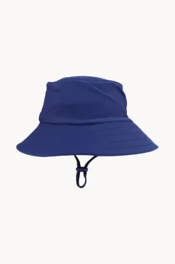 Hats^Minihaha Boys Plain Swim Hat Navy