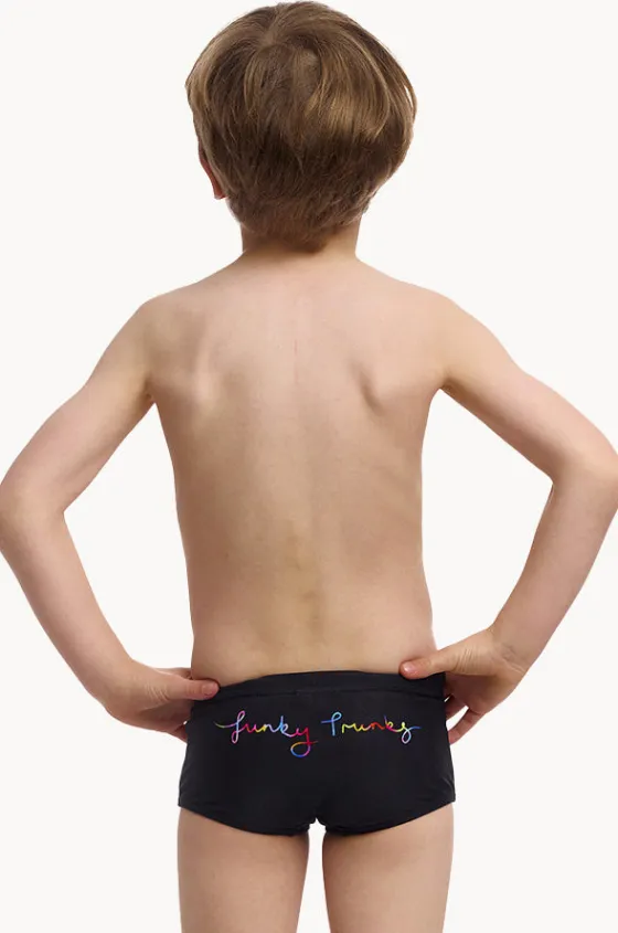 Trunks^Funky Trunks Boys Pride Alive Trunk Black/multi