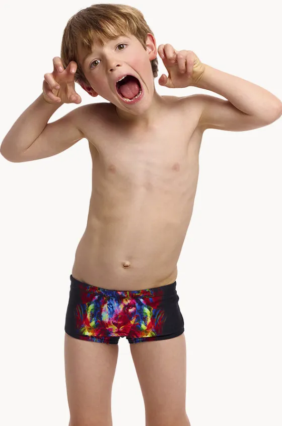 Trunks^Funky Trunks Boys Pride Alive Trunk Black/multi