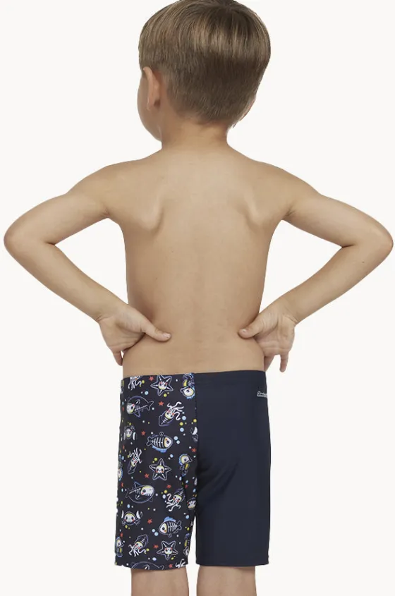 Jammers^Zoggs Boys Sea Ahoy Midi Jammer Navy/multi