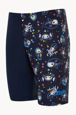 Jammers^Zoggs Boys Sea Ahoy Midi Jammer Navy/multi