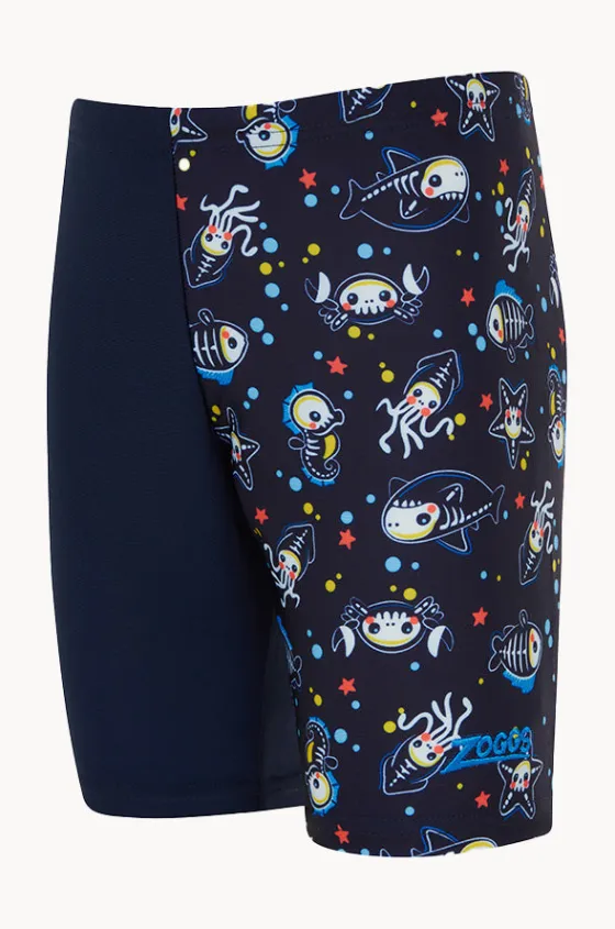 Jammers^Zoggs Boys Sea Ahoy Midi Jammer Navy/multi