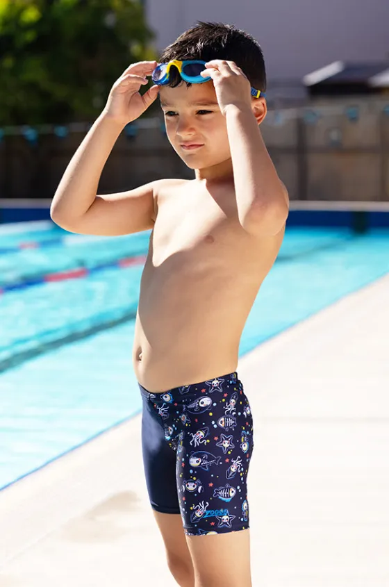 Jammers^Zoggs Boys Sea Ahoy Midi Jammer Navy/multi