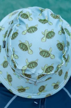 Hats^Bedhead Boys Sheldon Classic Bucket Sunhat Light blue