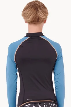 Rashies^Rip Curl Boys Shock Long Sleeve Suntop Storm