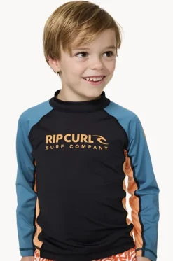 Rashies & Sunsuits^Rip Curl Boys Shock Long Sleeve Suntop Storm