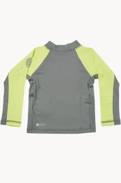 Rashies & Sunsuits^Rip Curl Boys Shock Long Sleeve Suntop Lime