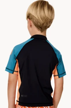 Rashies & Sunsuits^Rip Curl Boys Shock Short Sleeve Suntop Storm