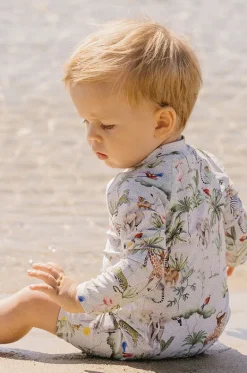 Rashies & Sunsuits|Rashies & Sunsuits^Minihaha Boys Silas Sunsuit Light green