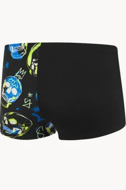 Trunks^Speedo Boys Skull Aquashort Black/blue