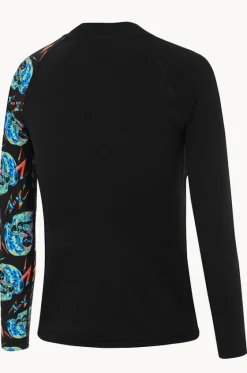 Rashies^Speedo Boys Skull Suntop Black/multi